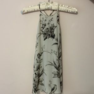 Loft - Black + White Floral Patterned Top. Size XSP